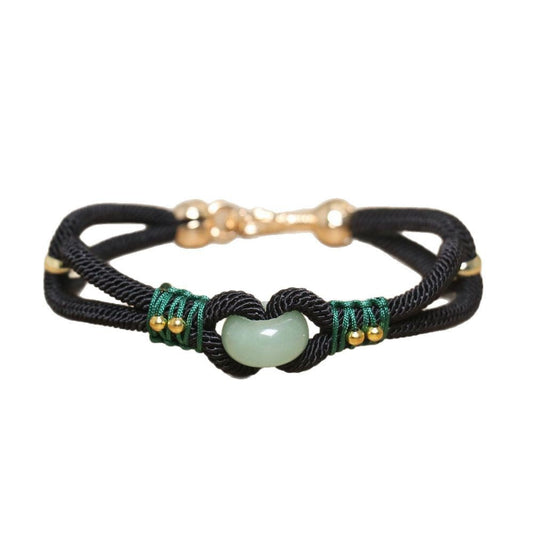 Love and Good Luck Jade Bracelet