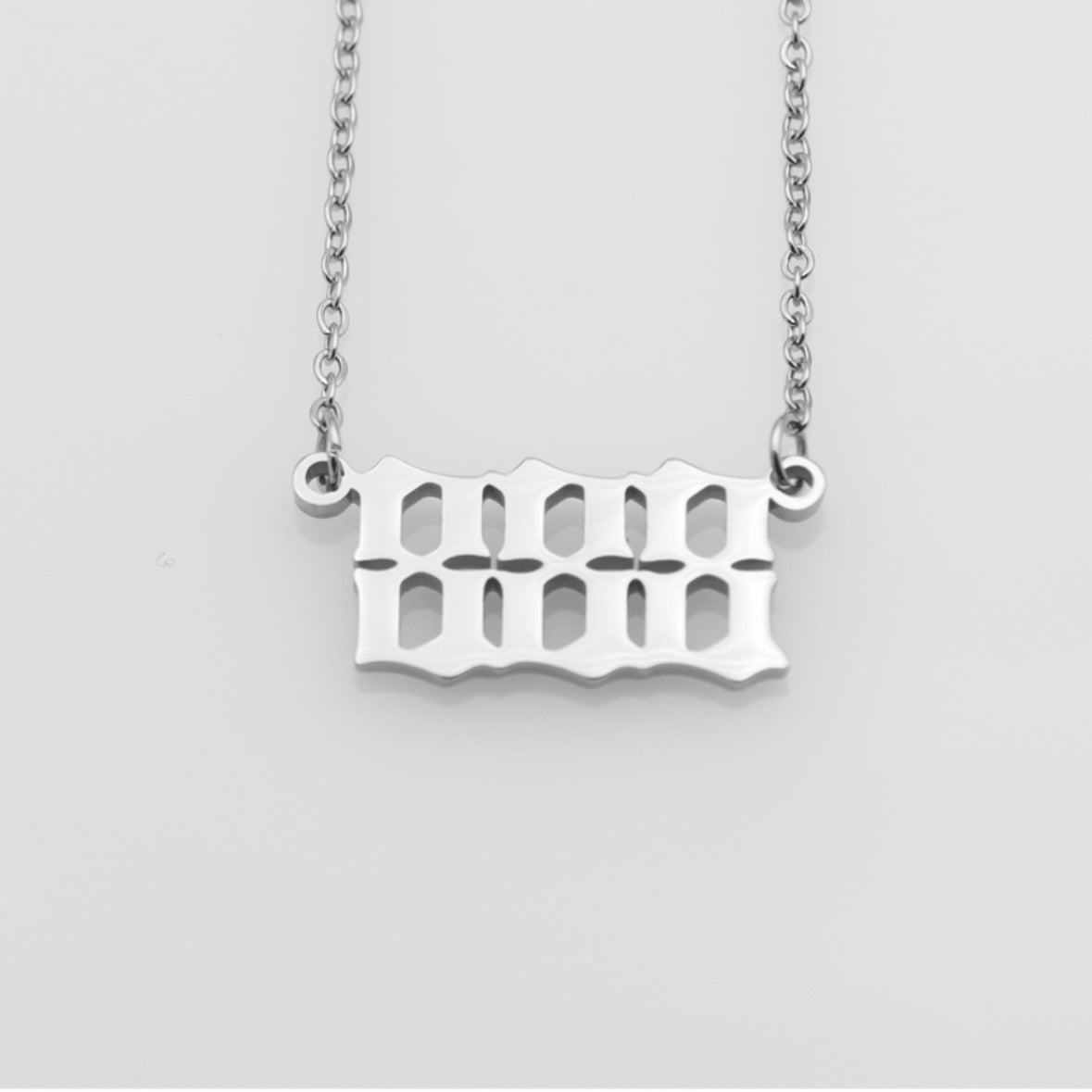 Stainless Steel Necklace Angel Number Necklace 111-999 for Women - Touch Bling