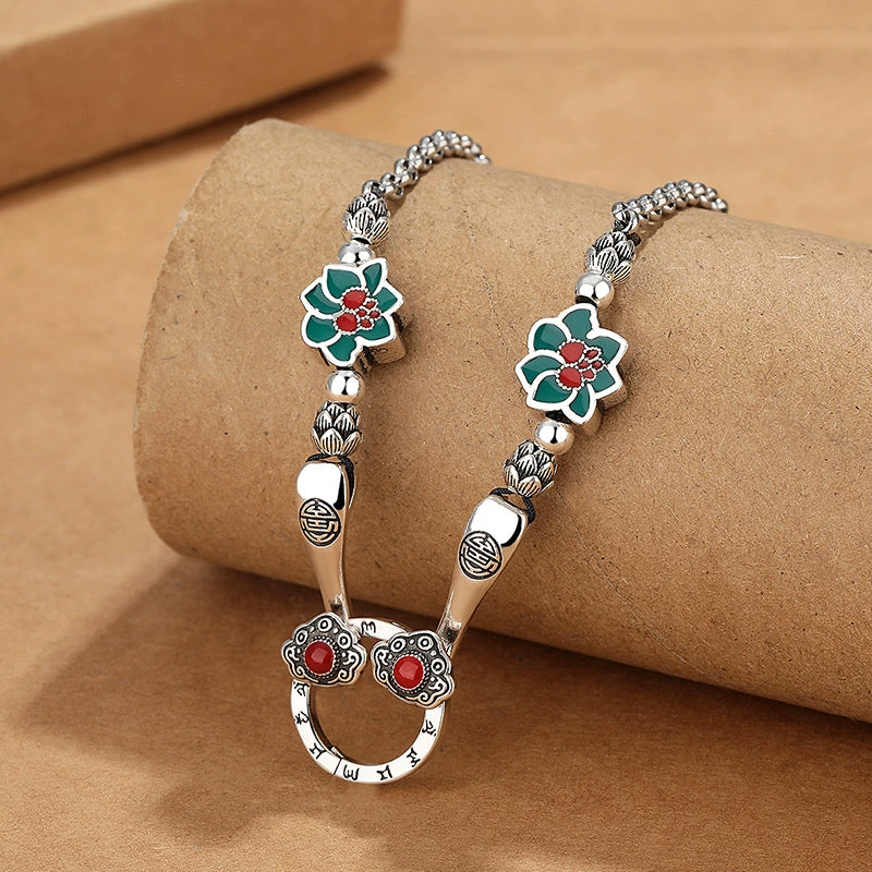 Lotus & Ruyi Harmony Necklace