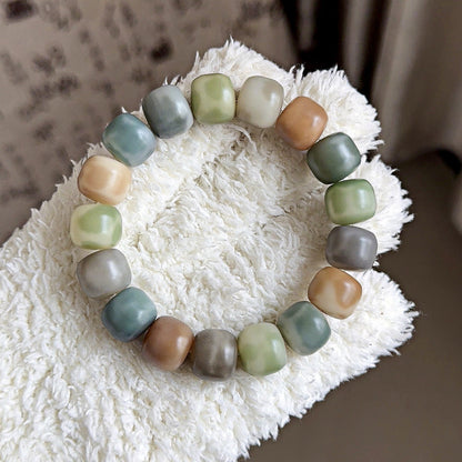 Taro Floral Multicolor Bodhi Bracelet – 13mm - Touch Bling