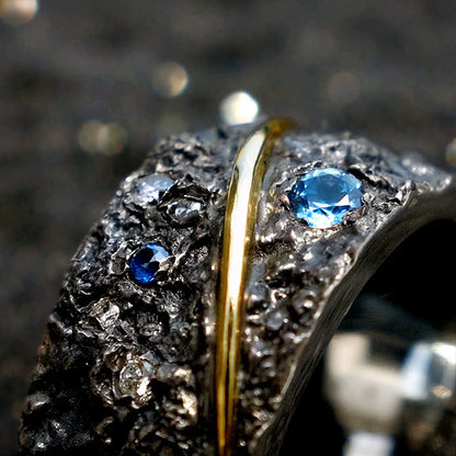 Eight Pointed Star Ring