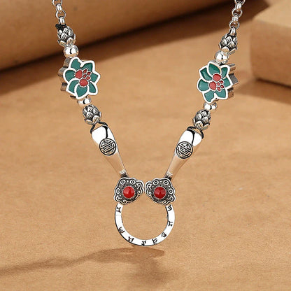Lotus & Ruyi Harmony Necklace