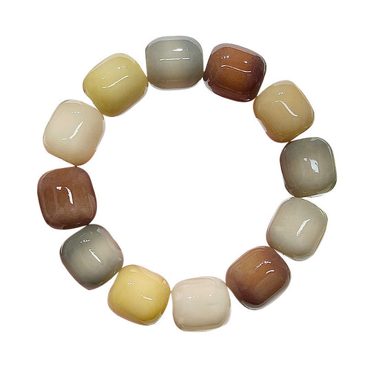 Large Bodhi Bead Bracelet Meditation Prayer Beads for Inner Peace