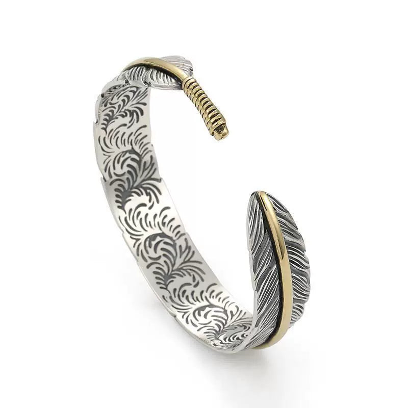 The Freedom and Strength Feather Bangle