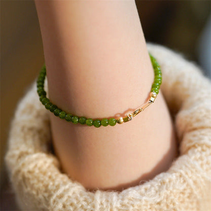 Natural Chalcedony DIY Design Fashionable Women's Bracelet - Touch Bling