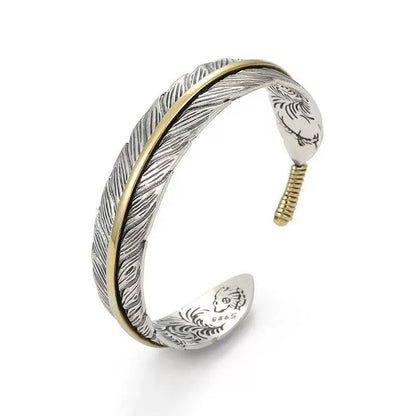 The Freedom and Strength Feather Bangle