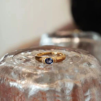 The Tranquil Wisdom Sapphire Ring