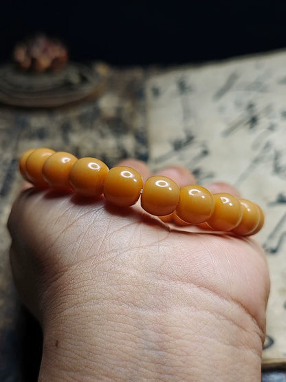 Natural Bodhi Root Bracelets Beaded Bracelet for Peace