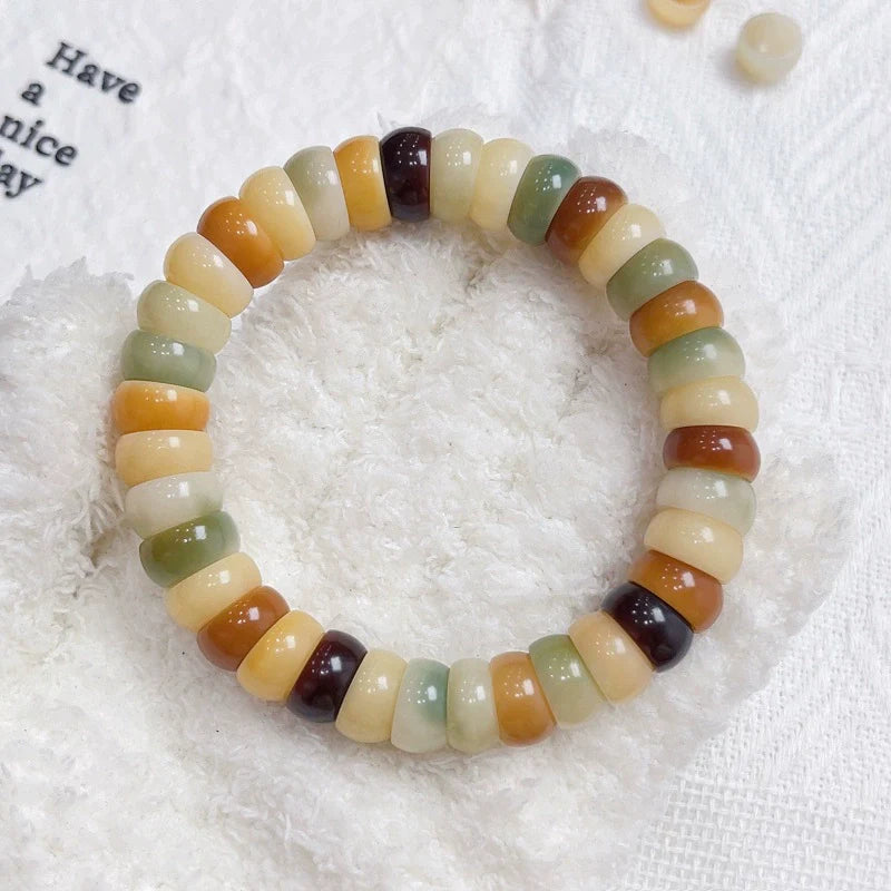 New Bowl-Shaped Stress Relief Bodhi Bracelet – Ultra-Quiet, Available in Multiple Colors - Touch Bling