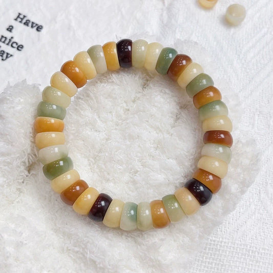 New Bowl-Shaped Stress Relief Bodhi Bracelet – Ultra-Quiet, Available in Multiple Colors - Touch Bling