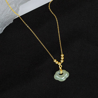 Jade Ruyi Prosperity Necklace
