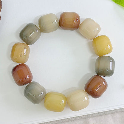 Large Bodhi Bead Bracelet Meditation Prayer Beads for Inner Peace