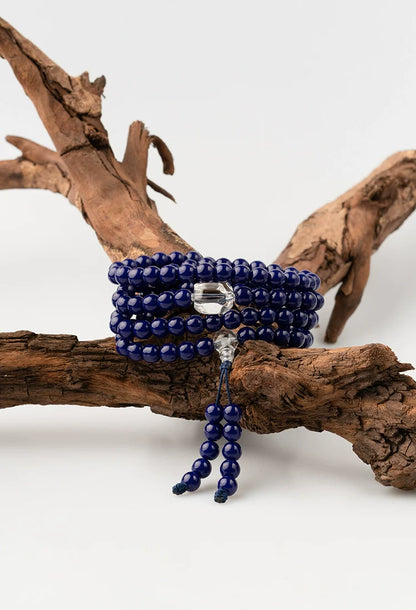 8mm Lapis Lazuli Bracelet 108 Bead Mala High Quality Prayer Beads