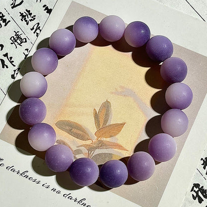 Natural Skin Bodhi Seed Polished White Jade Bodhi Bracelet - Touch Bling
