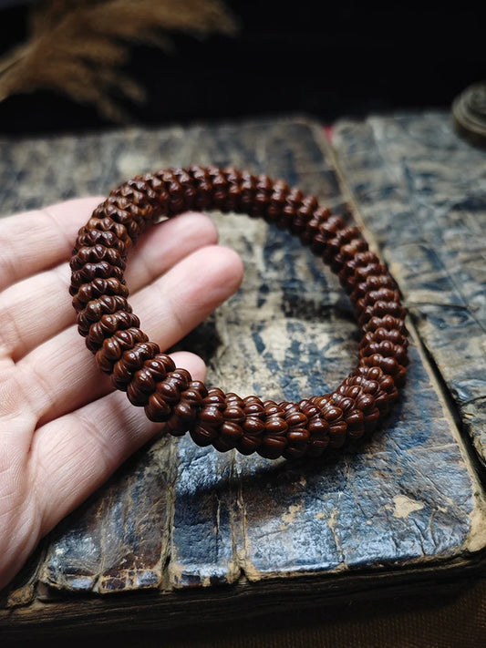 Cuentas de oración Buddha3bodhi con forma de rata de loto y oro púrpura para atraer la riqueza