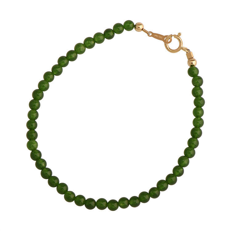 Natural Chalcedony DIY Design Fashionable Women's Bracelet - Touch Bling