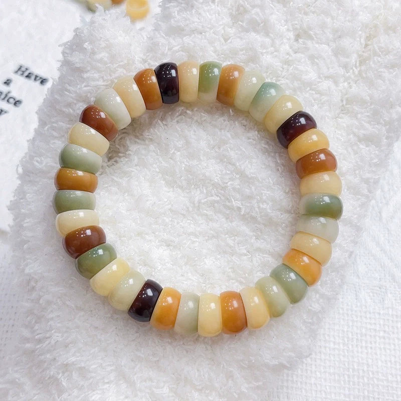 New Bowl-Shaped Stress Relief Bodhi Bracelet – Ultra-Quiet, Available in Multiple Colors - Touch Bling