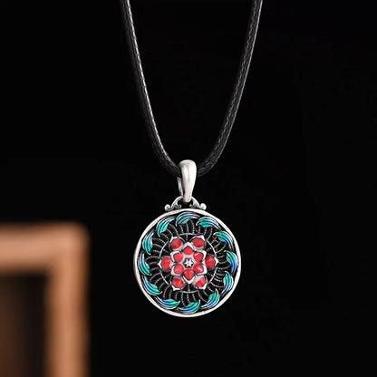 Pure Silver Safety Buckle Pendant