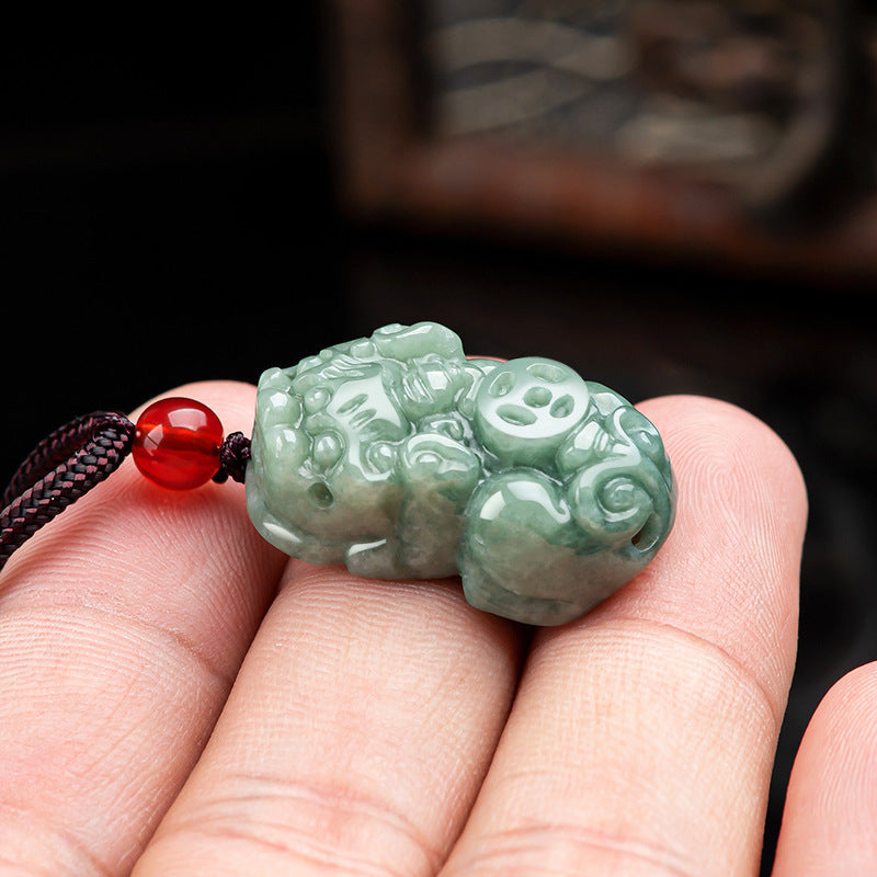 Natural Jade Pi Xiu Bracelet – Wealth Attracting & Good Luck Charm - Touch Bling