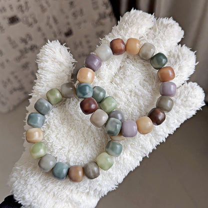 Taro Floral Multicolor Bodhi Bracelet – 13mm - Touch Bling