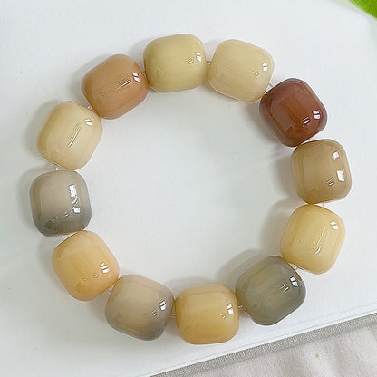 Large Bodhi Bead Bracelet Meditation Prayer Beads for Inner Peace