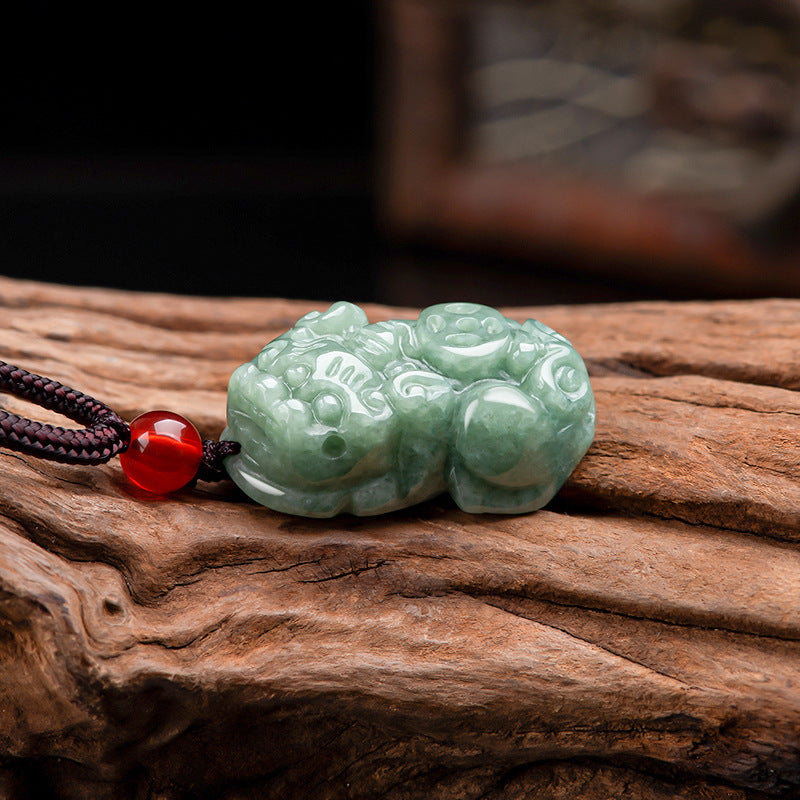 Natural Jade Pi Xiu Bracelet – Wealth Attracting & Good Luck Charm - Touch Bling