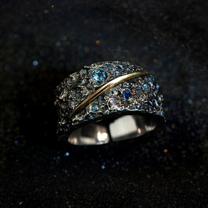 Eight Pointed Star Ring