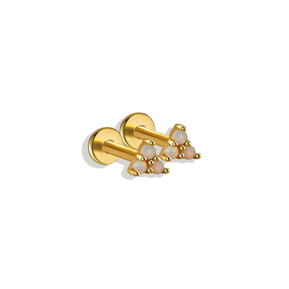 Opal Trio Sleeper Ohrringe | 18g