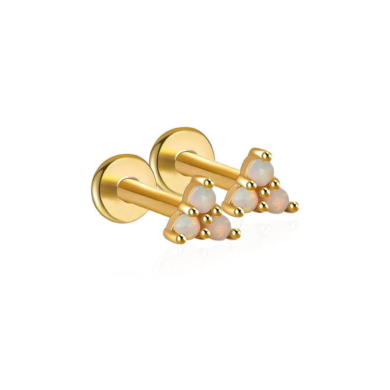 Opal Trio Sleeper Ohrringe | 18g