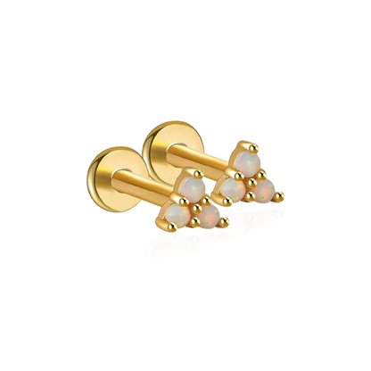 Opal Trio Sleeper Ohrringe | 18g