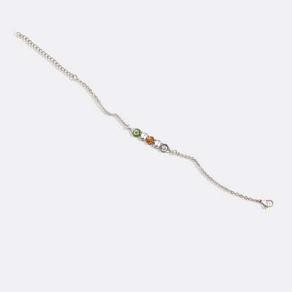 Erbsen in einer Schote Geburtssteinarmband