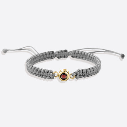 Personalized Braided Photo Bracelet