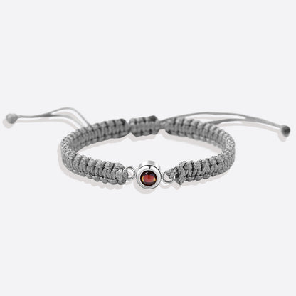 Personalized Braided Photo Bracelet