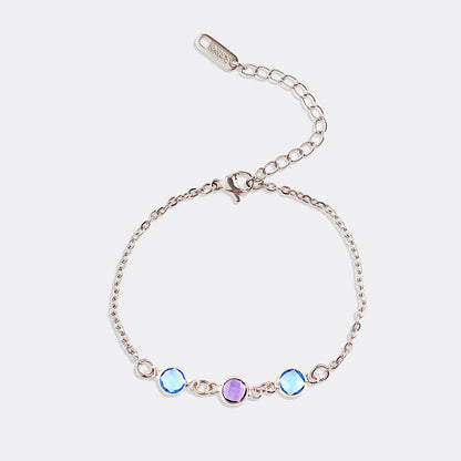 Personalized Birth Stone Bracelet