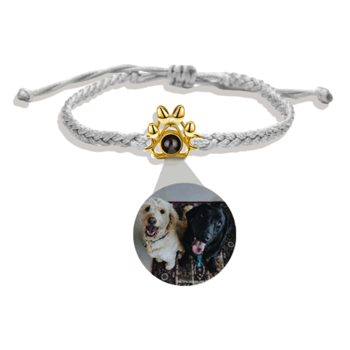 Pet Paw Photo Bracelet
