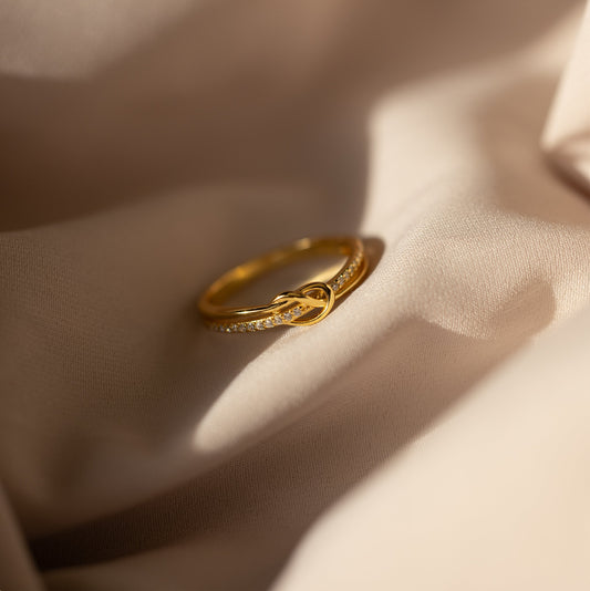 Pave Knot Ring