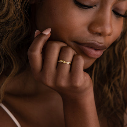 Pave Knot Ring