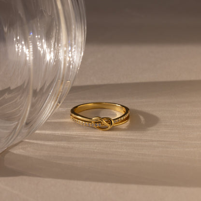 Pave Knot Ring
