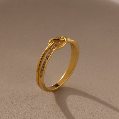 Pave Knot Ring