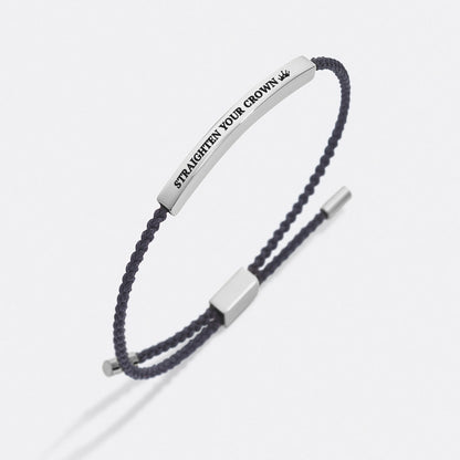 Remember Who You Are and Straighten Your Crown Inspire Bracelet