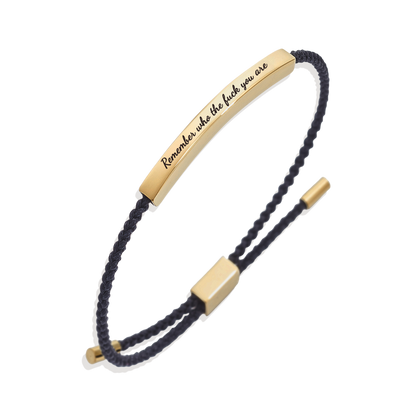 Remember Who the F♥ck You Are Inspire Bracelet
