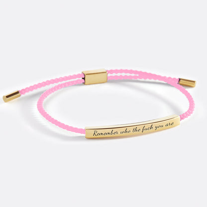 Remember Who the F♥ck You Are Inspire Bracelet