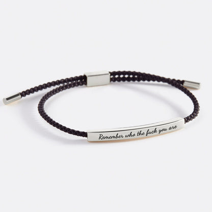 Remember Who the F♥ck You Are Inspire Bracelet