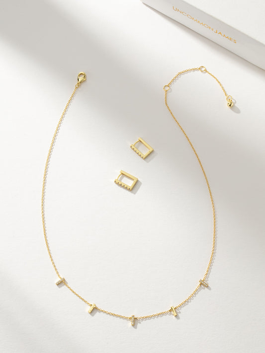 Queen Status Gold Jewelry Set