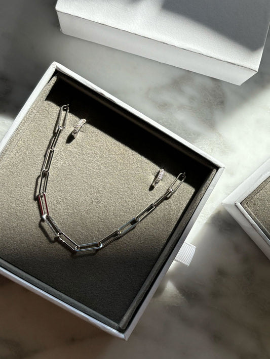 Timeless Sterling Silver Jewelry Set