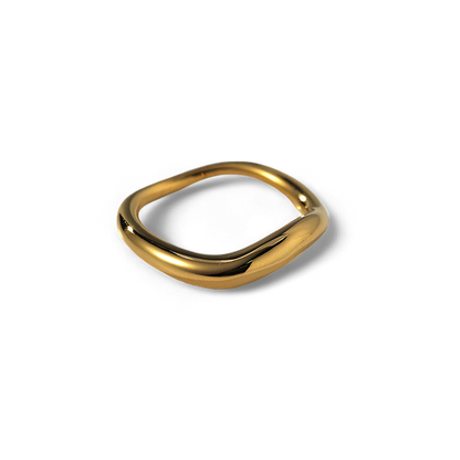 Sculptural Wavelength Ring
