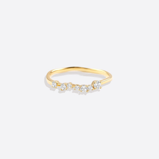 Schimmernder Diamantring