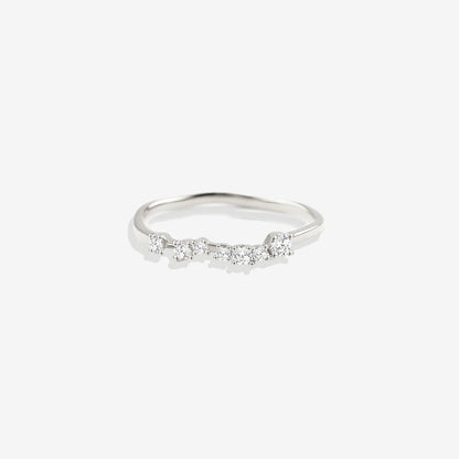 Schimmernder Diamantring