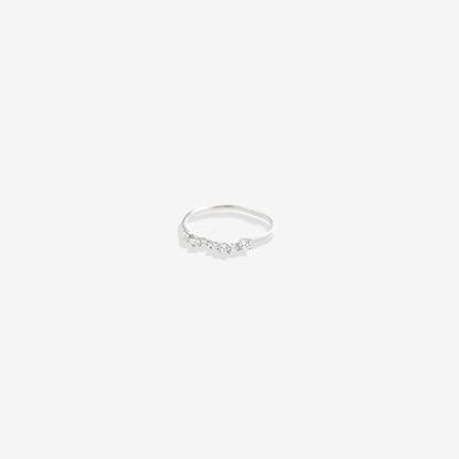 Schimmernder Diamantring