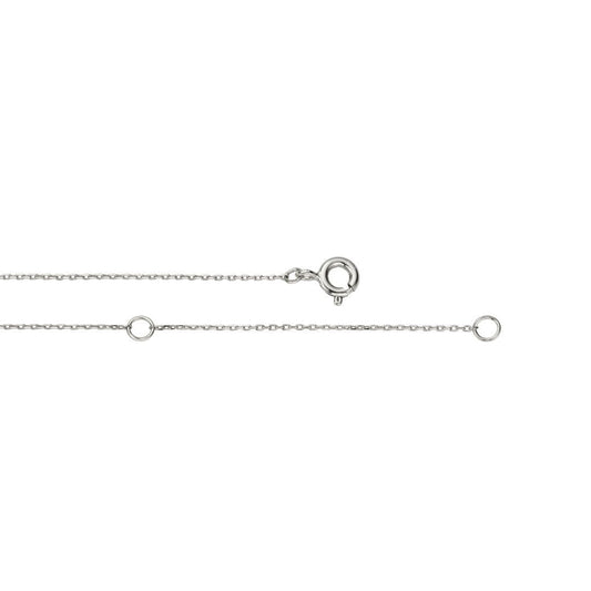 Silver Diamond Style Flower Bracelet